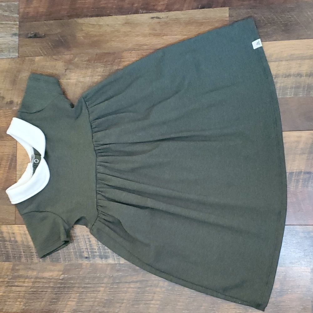 Lulu+Roo green dress size 4t  *EUC 🍀